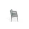Lesro Lenox Steel 4 Seater with Center Arms, Ash (Blue) Seat, Ash Back, 85.5 W 24.5 L 32 H LS4103 - alternate 2